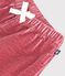 Babies' plain corduroy trousers pink