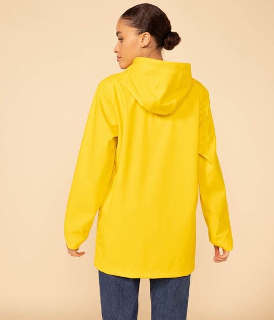 Iconic Recycled Fabric and Organic Cotton Raincoat JAUNE yellow