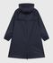 Women's long raincoat in two colours SMOKING blue