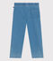 Boys' Straight Light Denim Trousers DENIM CLAIR blue