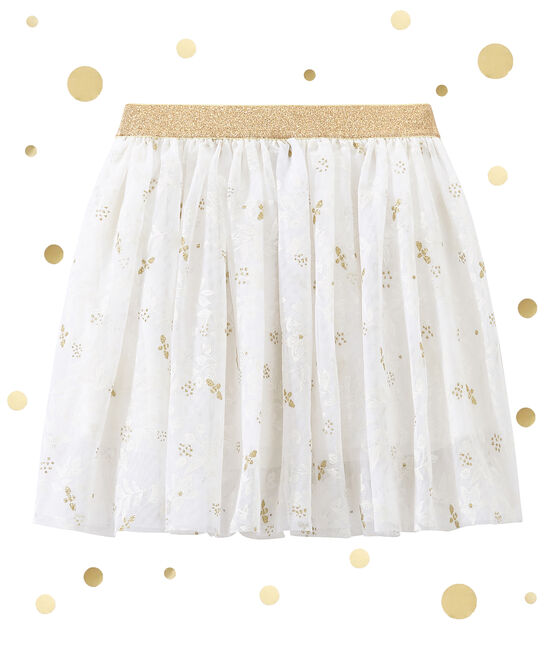 Girl's skirt MARSHMALLOW white/MULTICO white