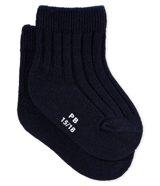 Unisex baby socks SMOKING blue