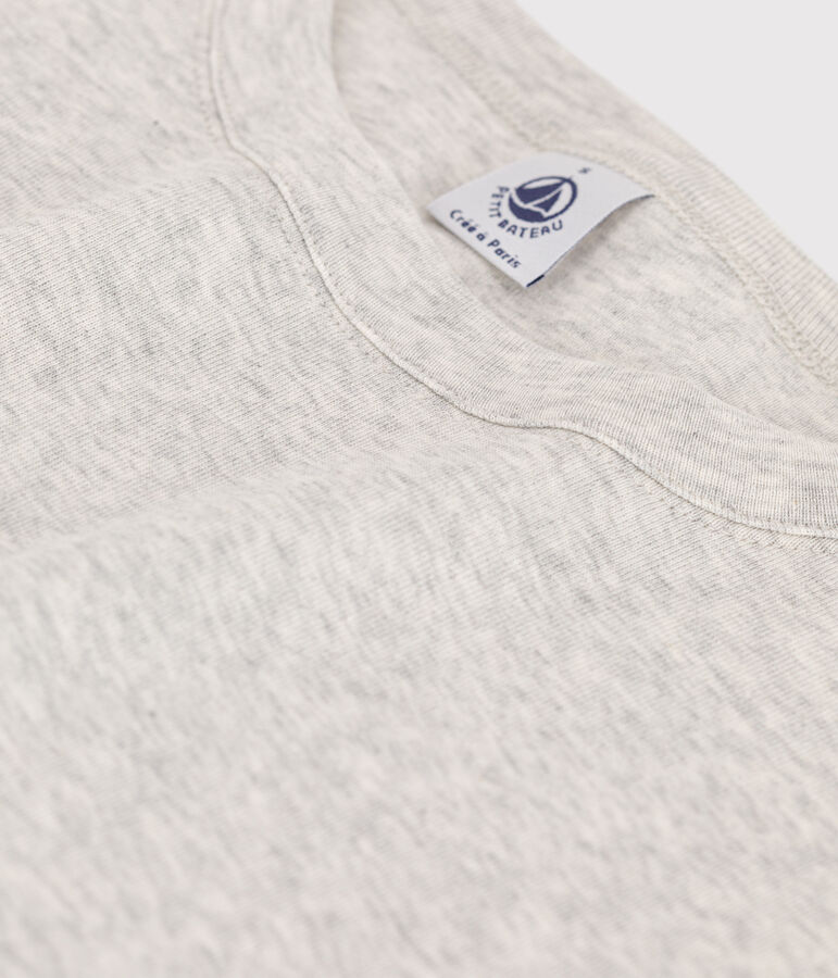 Women's Iconic Cotton Round Neck T-Shirt BELUGA CHINE grey