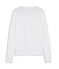 Women's long-sleeved V-neck striped tee ECUME white