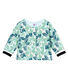 Baby girls' printed knit cardigan