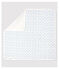 Babies' Organic Cotton Maternity Blanket MARSHMALLOW white/COOL blue
