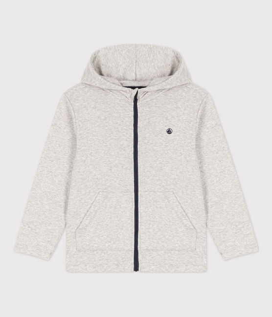 Boys' Zip-Up Hoodie BELUGA CHINE grey