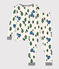 Children's Unisex Snugfit Cotton Pyjamas AVALANCHE green/MEDIEVAL white/MULTICO