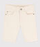 Boys' Denim Bermuda Shorts AVALANCHE Ecru