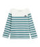 Children's Jersey Breton Top white/green