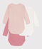 Long-Sleeved Wrapover Printed Cotton Bodysuits - Pack of 3 variante 2