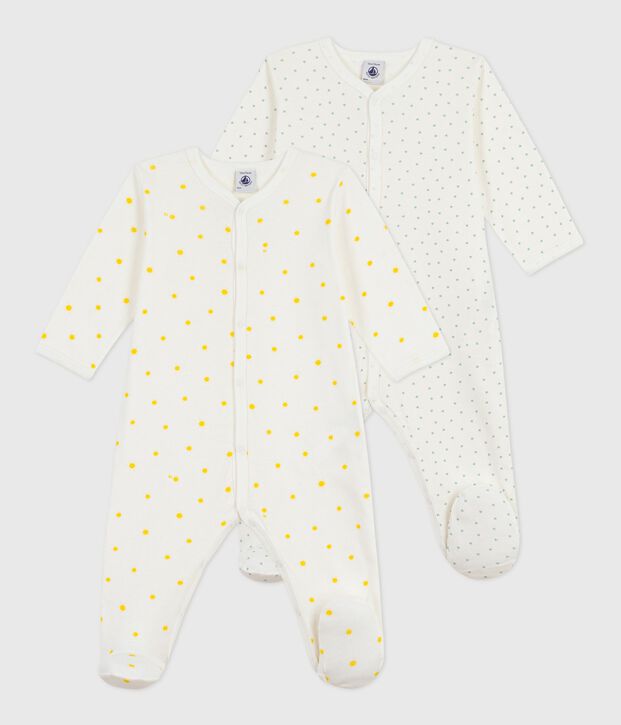 Pack of babies' printed cotton pyjamas multicolor