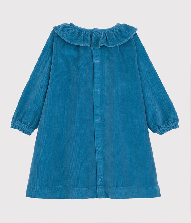 Babies' Velour Dress blue