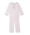 Girls' velour pyjamas Vienne pink