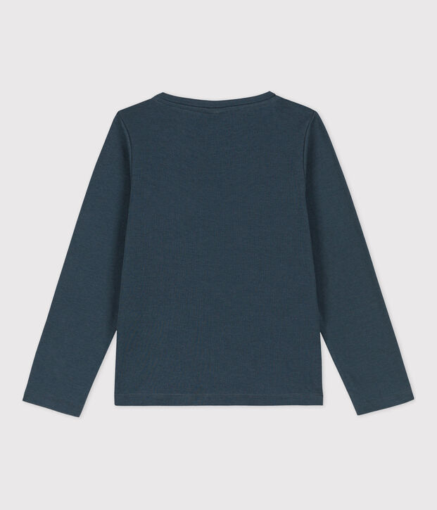 Children's Unisex Long-Sleeved Cotton T-Shirt grey