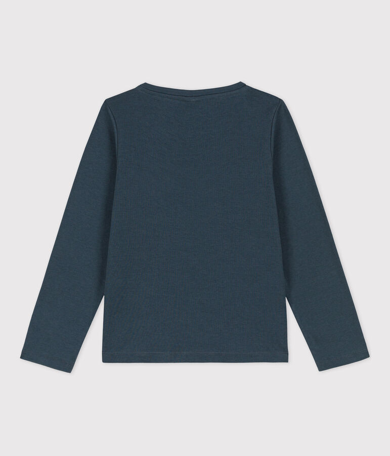 Children's Unisex Long-Sleeved Cotton T-Shirt grey