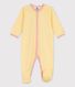 Babies' Stripy Organic Cotton Sleepsuit