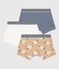 Boys' Sheep Patterned Cotton Boxer Shorts - 3-Pack variante 1