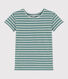 Women's COTTON/LINEN BLEND STRAIGHT FIT T-SHIRT