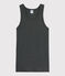 Women's Iconic Cotton Vest Top CITY CHINE grey