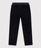 Unisex Straight-Fit Medium Velour Trousers SMOKING blue