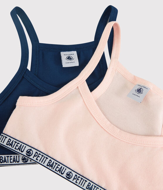 Girls' Organic Cotton Sports Bralettes - 2-Pack variante 1