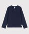 Children's Unisex Long-Sleeved T-Shirt SMOKING blue