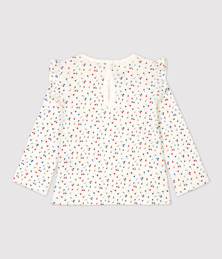 Babies' Cotton Blouse white/multicolor