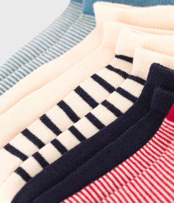 Children's Cotton Jersey Striped Socks - 5-Pack variante 1