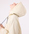 Women's Hooded Raincoat AVALANCHE Ecru