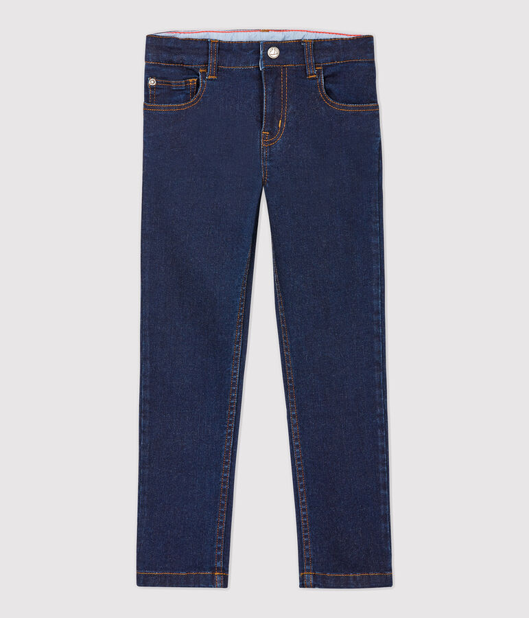 Boys' Slim-Fit Denim Trousers blue