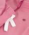 Babies' sweatshirt and trousers set in plain cotton pink