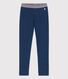 Girls' Denim Effect Fleece Jeggings