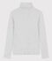 Women's Iconic Cotton Cocotte Stitch Undershirt BELUGA CHINE grey