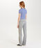 Women's plain Lycra jersey dance pants Subway Chine grey