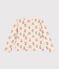 Little girls' fleece cardigan AVALANCHE white/MULTICO
