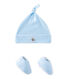 Newborn hat + booties set