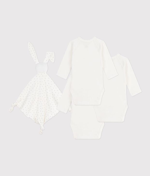 Newborn babies' embroidered cotton gift set multicolor
