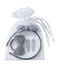 Kit serre-tête et accessoires cheveux en milleraies SMOKING blue/COQUILLE beige