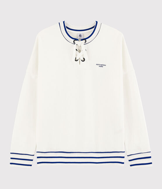Women's Fleece Sweatshirt MARSHMALLOW white