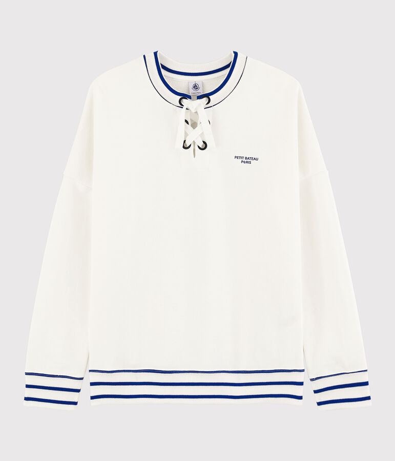 Women's Fleece Sweatshirt white