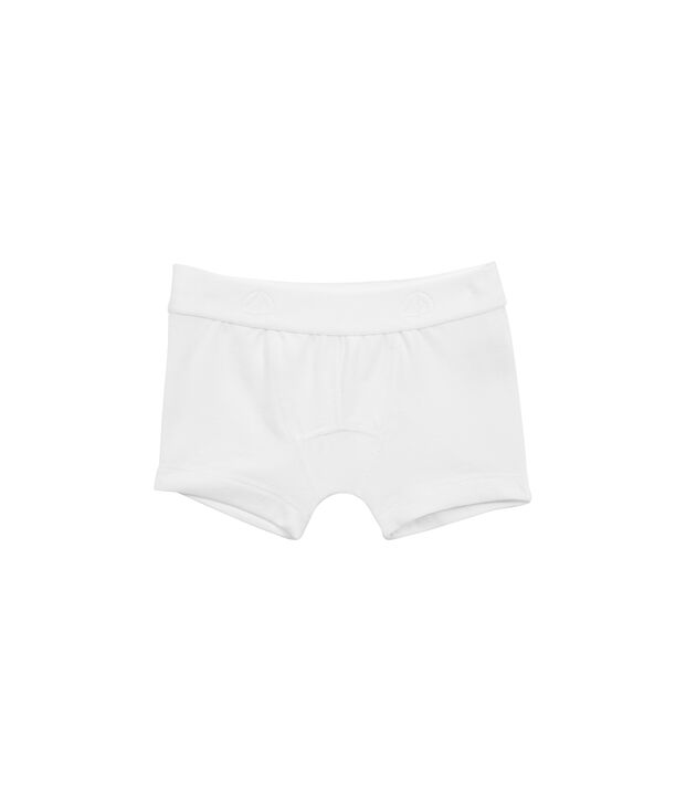 Boxer gar&ccedil;on uni white