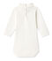 Babies' roll neck bodysuit Lait white