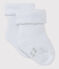 Babies' White Terry Socks ECUME white