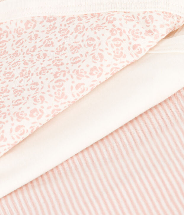 Babies' Wrapover Short-Sleeved Bodysuits - 3-Pack multicolor