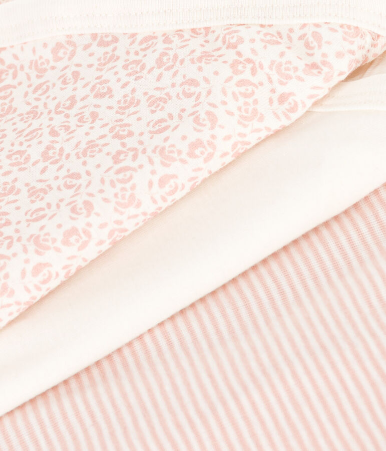 Babies' Wrapover Short-Sleeved Bodysuits - 3-Pack multicolor