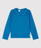 Girls' Long-Sleeved Cotton T-Shirt MALLARD