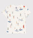 Girls' Short-Sleeved Patterned T-Shirt