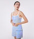 Women's short, stripy, strappy pyjamas