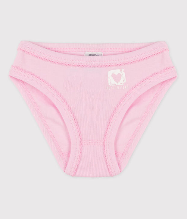 Girls' Cotton Briefs pink